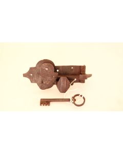 offenes Schloss, Historische Schlösser und Bänder, Eisen, 165mm, 80mm uni, Dornmass 65mm