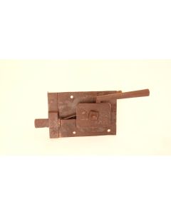 Türschloss, Historische Schlösser und Bänder, Eisen, 120mm, 85mm uni