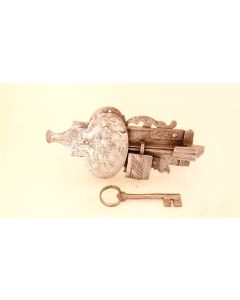 offenes Kastenschloss, Historische Schlösser und Bänder, Eisen, 255mm, 120mm uni, Dornmass 95mm