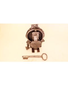 Truhenschloss, Historische Schlösser und Bänder, Eisen, 170mm, 120mm uni, Dornmass 120mm